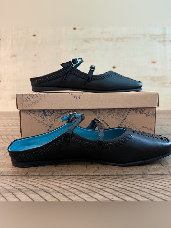Free People Shoes - New Free People Diana Double Strap Leather Flats US 9.5 EU 40 w/Box